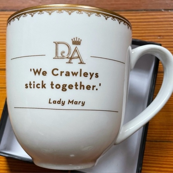 Downton Abby 2015 We Crawleys Stick Together Lady Mary Coffee Tea 14oz Mug Cup - Picture 5 of 13